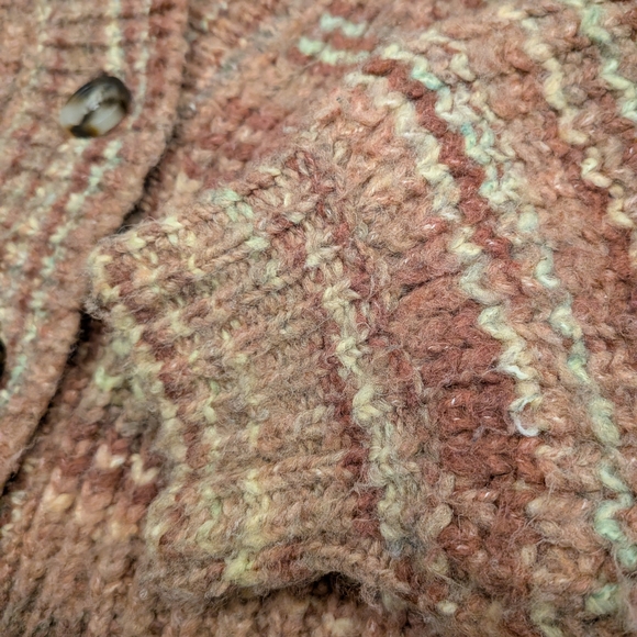 Madewell Waller Stripe Cropped Cardigan Wool Blend - Picture 7 of 7